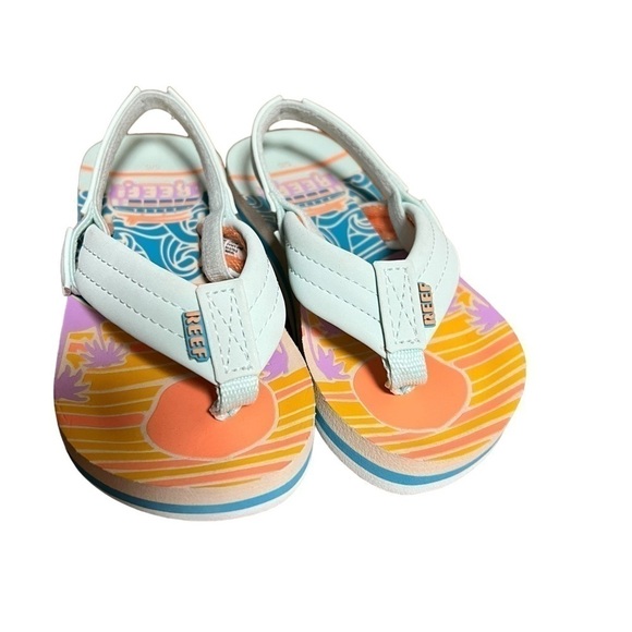 REEF Little Ahi Flip-Flops - Toddlers' size 5/6 NWOT - Picture 2 of 5